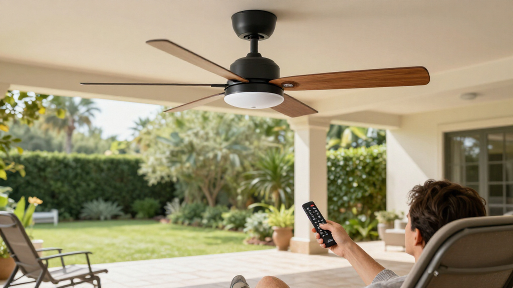 best quiet outdoor ceiling fans for covered patio