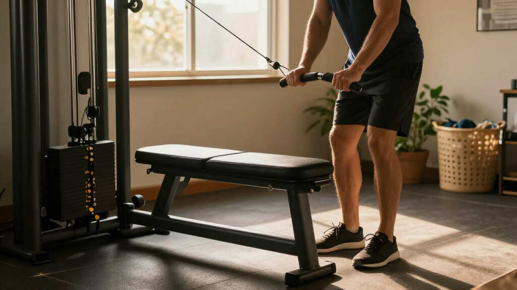 compact home gym cable machines