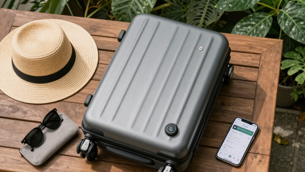 smart luggage with gps tracking