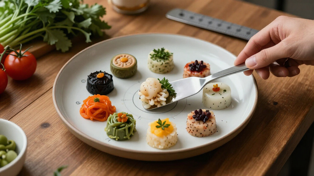 portioncontrol plates with macro guides