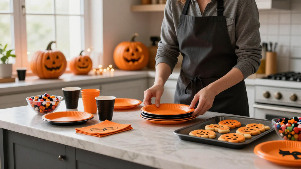 Halloween party food supplies