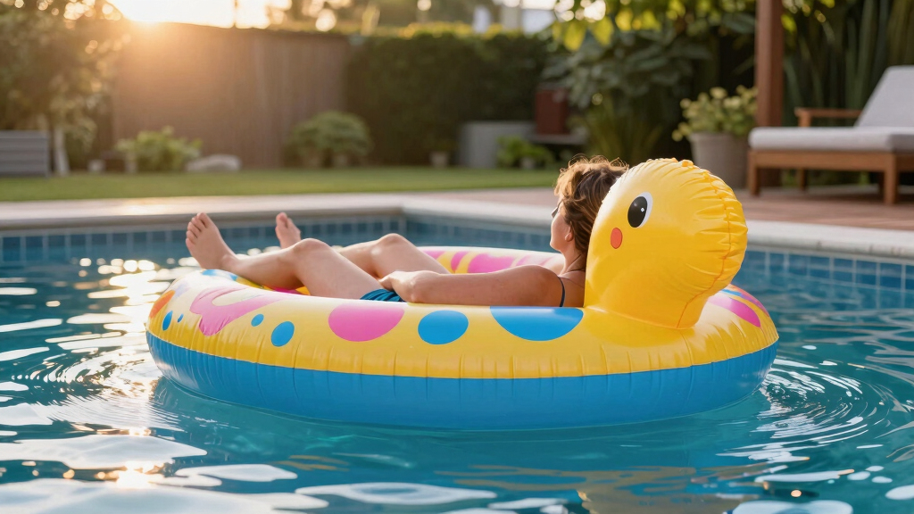 inflatable pool floats