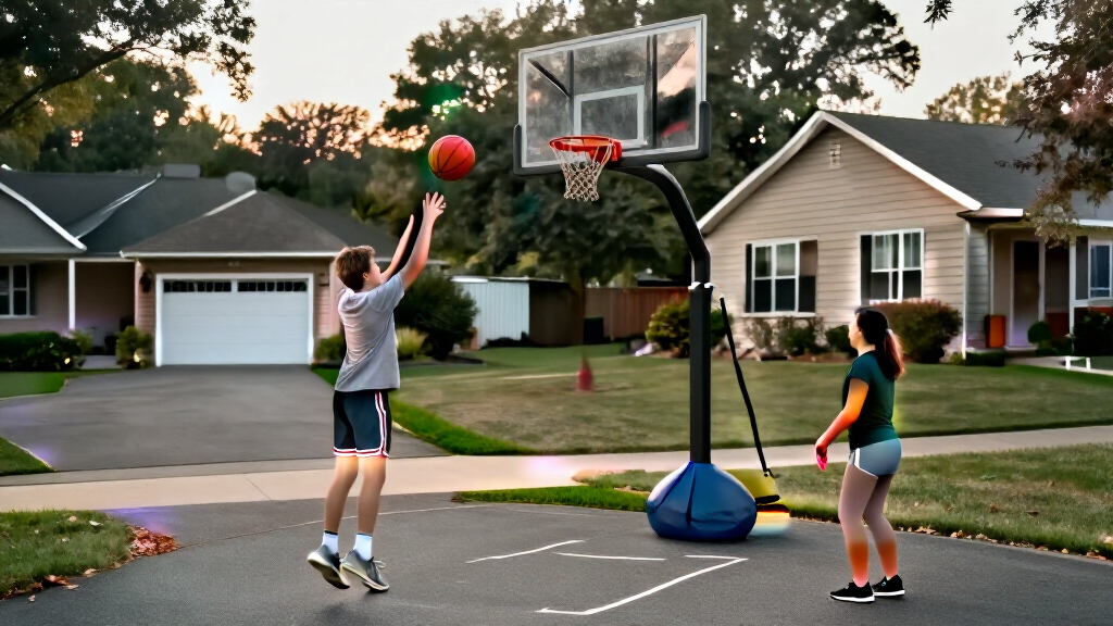 portable basketball hoops