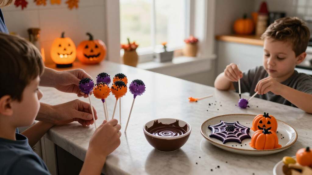 Halloween cake pop supplies