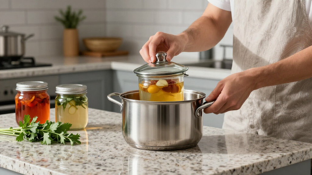water bath canner pot set