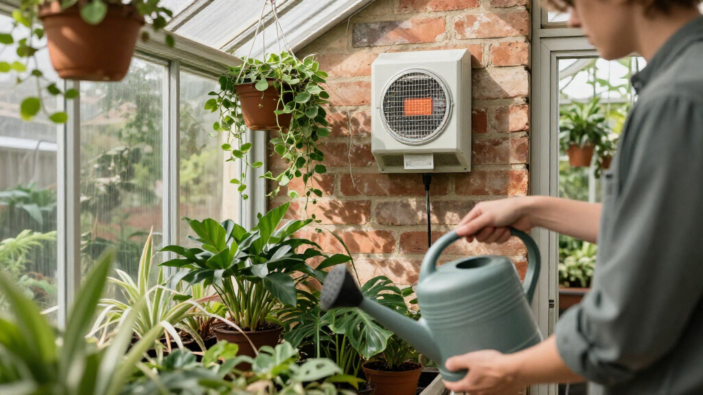 best wall mounted greenhouse heaters