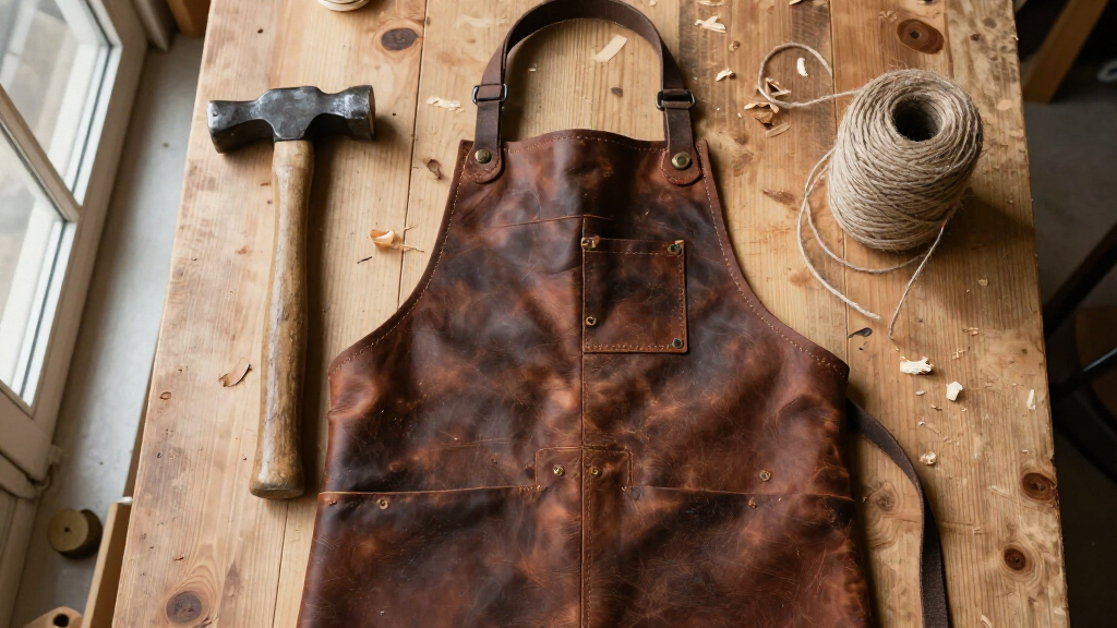 best shop apron leather heavy duty