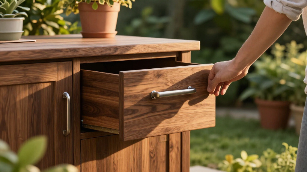 outdoor kitchen storage cabinets