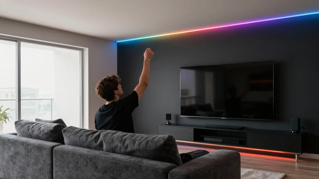 media room LED strip lights