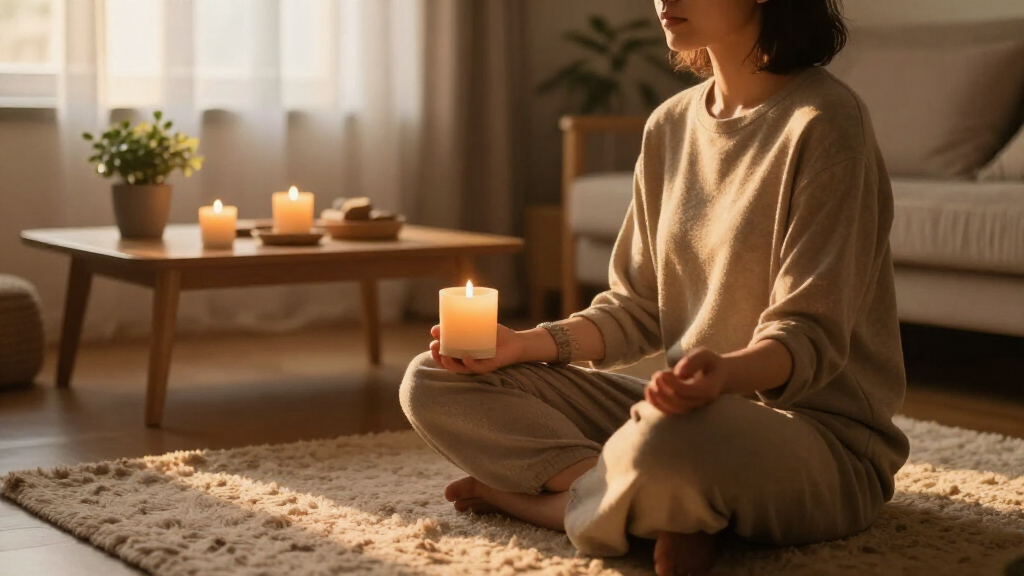 scented candles for meditation