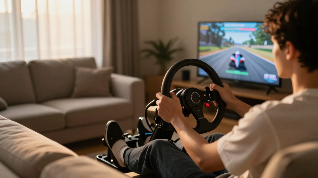racing wheels and pedal sets for consoles