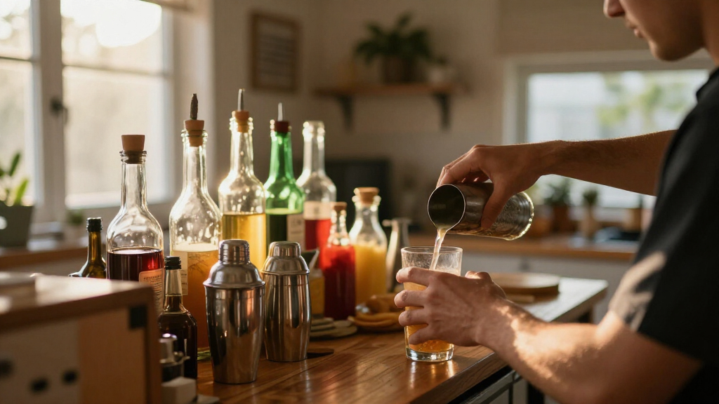 cocktail station cabinet