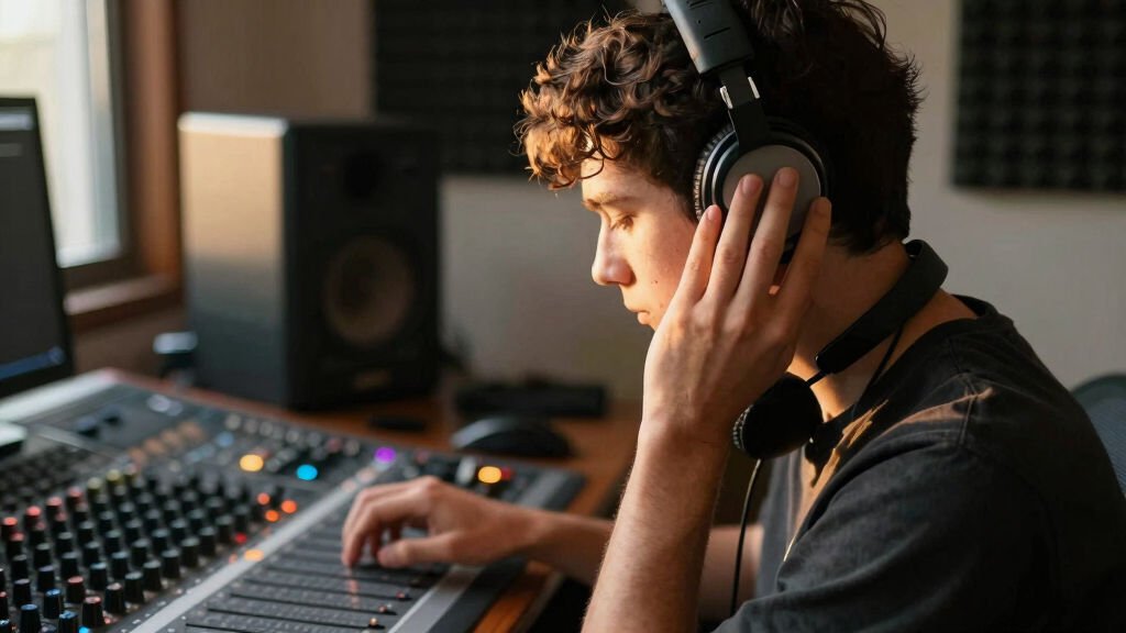 flat headphones for music production