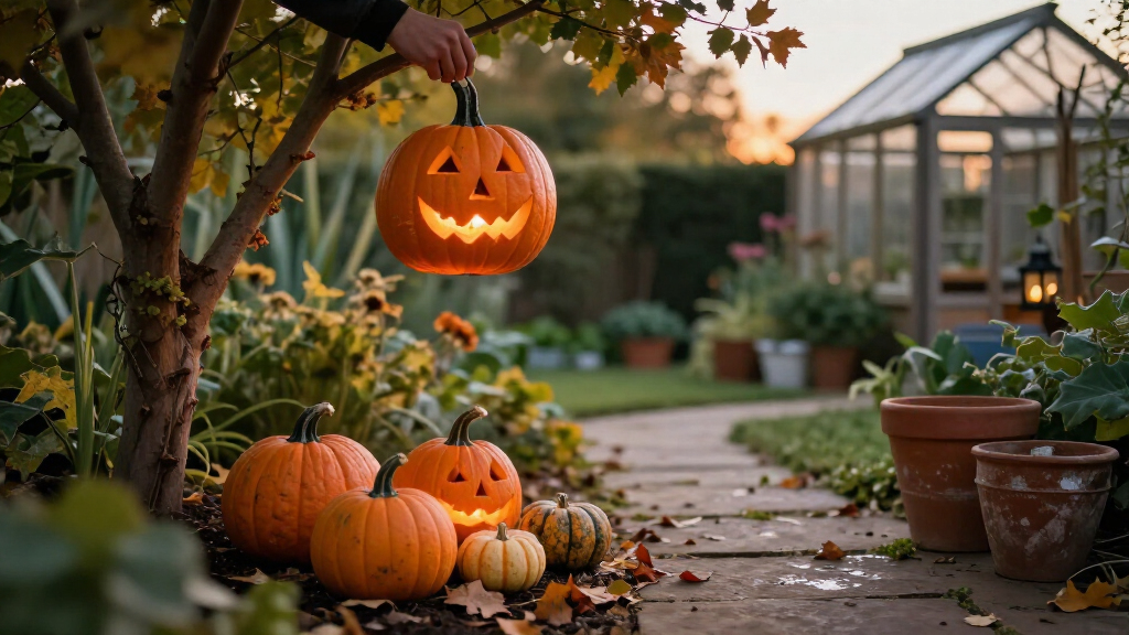 Halloween garden decorations