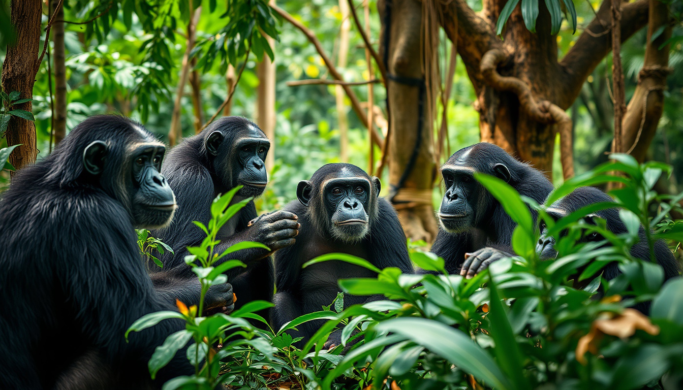 Impact of Environment on Chimpanzee Social Structure