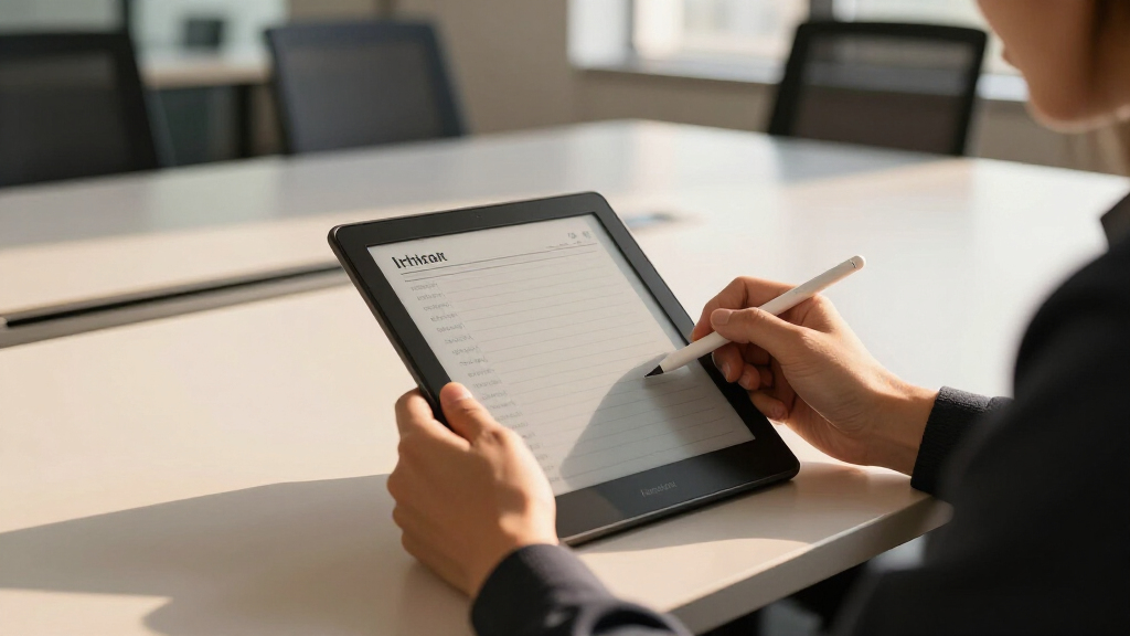 12 Best E-Ink Note-Taking Tablets for Meetings in 2026