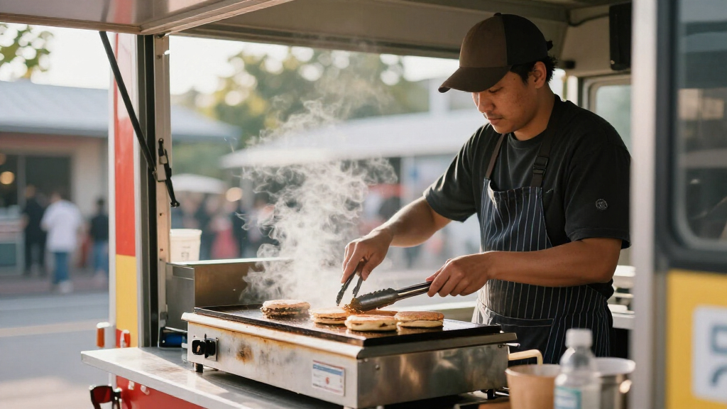 best compact commercial griddle for small food truck