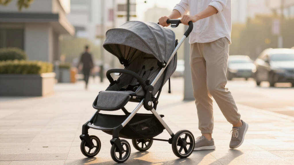 push car with foldable handle for travel