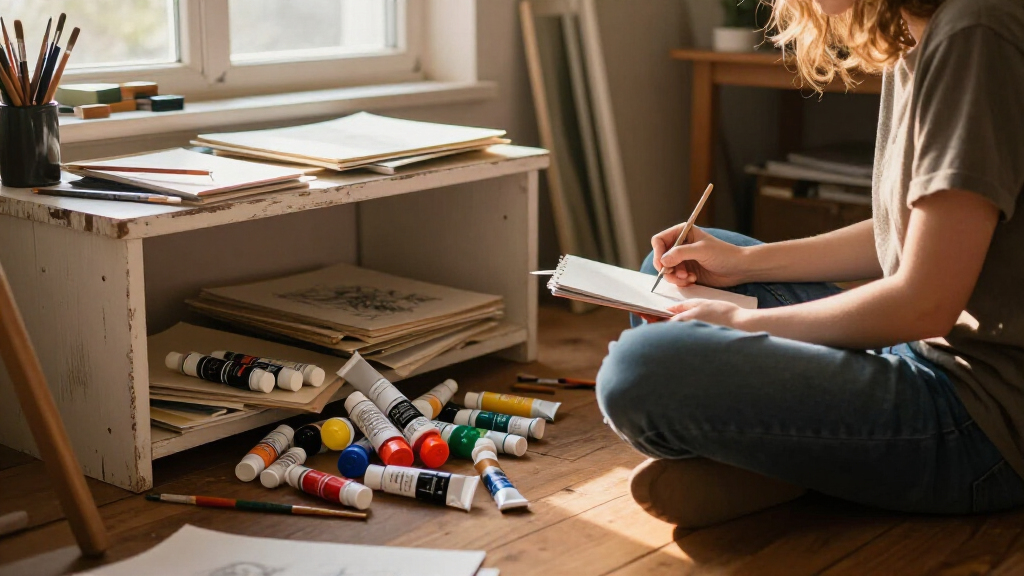 best storage bench for art supply overflow