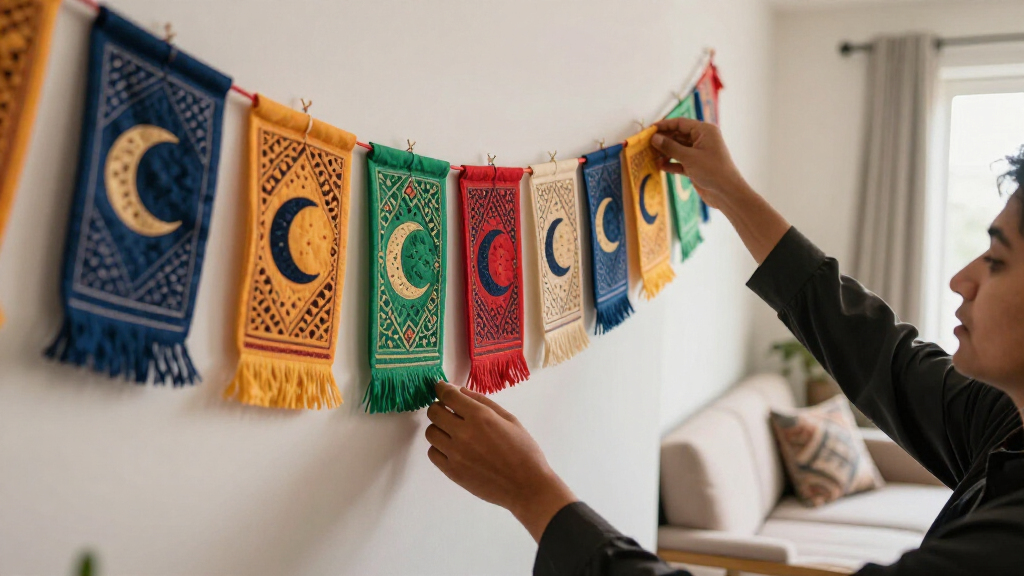eid greeting wall hangings