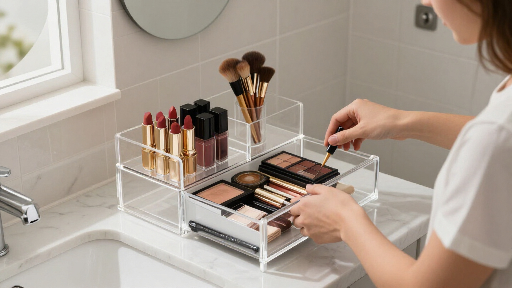 compact makeup organizers