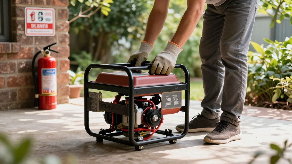 generator safety tips indoors and outdoors