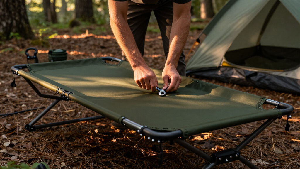 camping cot for tall people premium