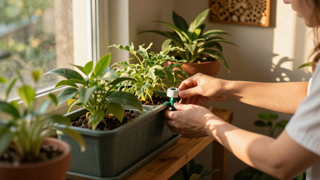 self watering planters