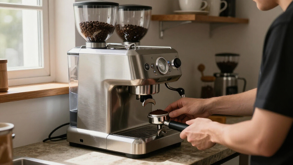 best super automatic espresso machine with dual bean hoppers