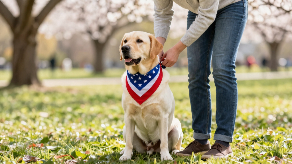 patriotic dog bandanas