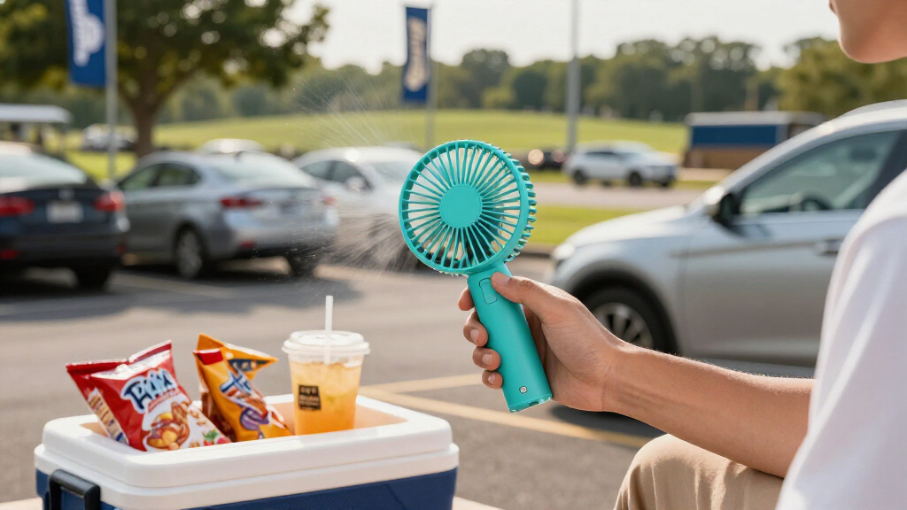 best rechargeable fan for tailgating