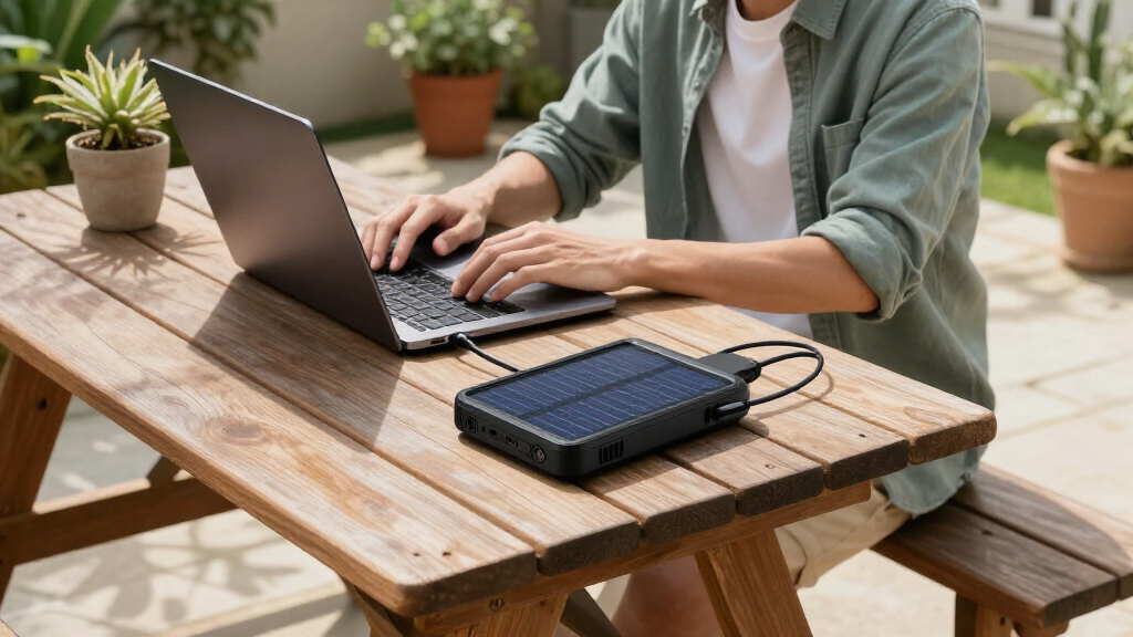 solar-powered laptop chargers