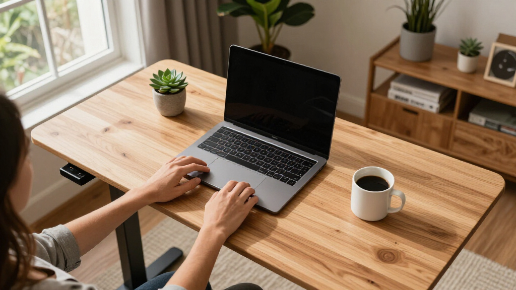 standing desk electric 60 inch