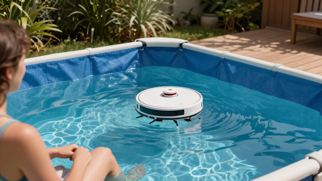 above ground pool robotic vacuum