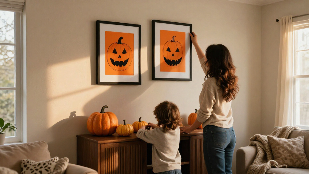 Halloween decorative wall art