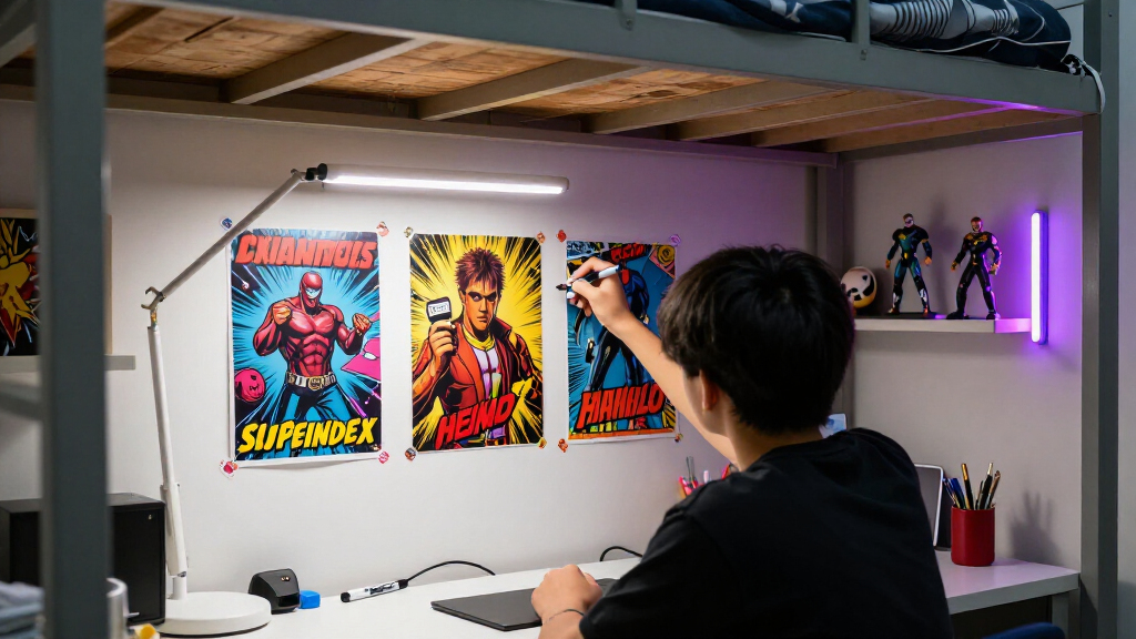 pop culture themed dorm decor