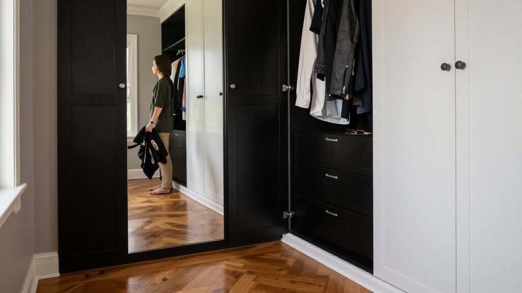 best premium wardrobe closet with mirror