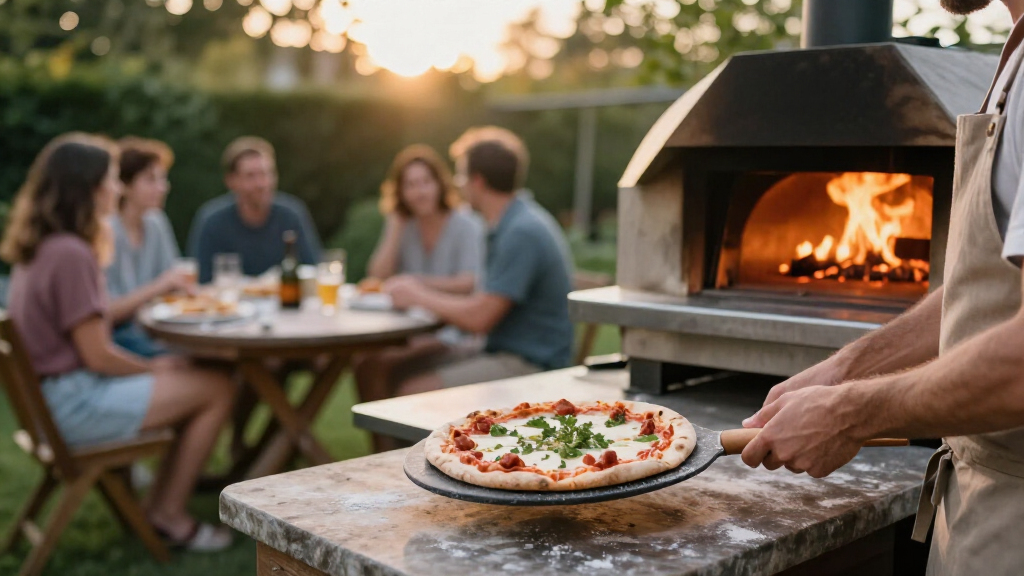 outdoor pizza oven gas