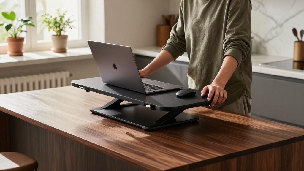 ergonomic standing desk converter