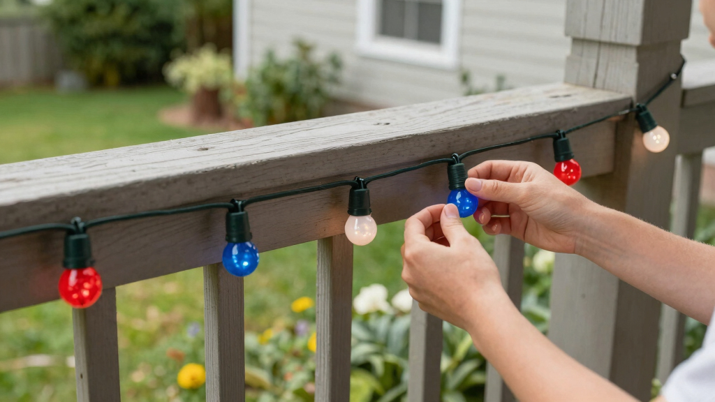 patriotic outdoor string lights