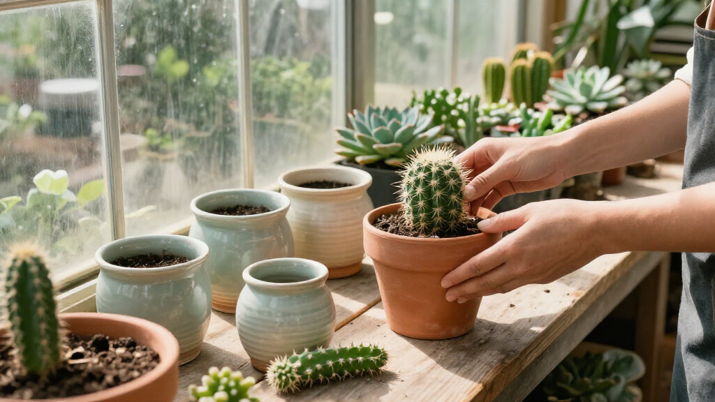 ceramic planters for cacti