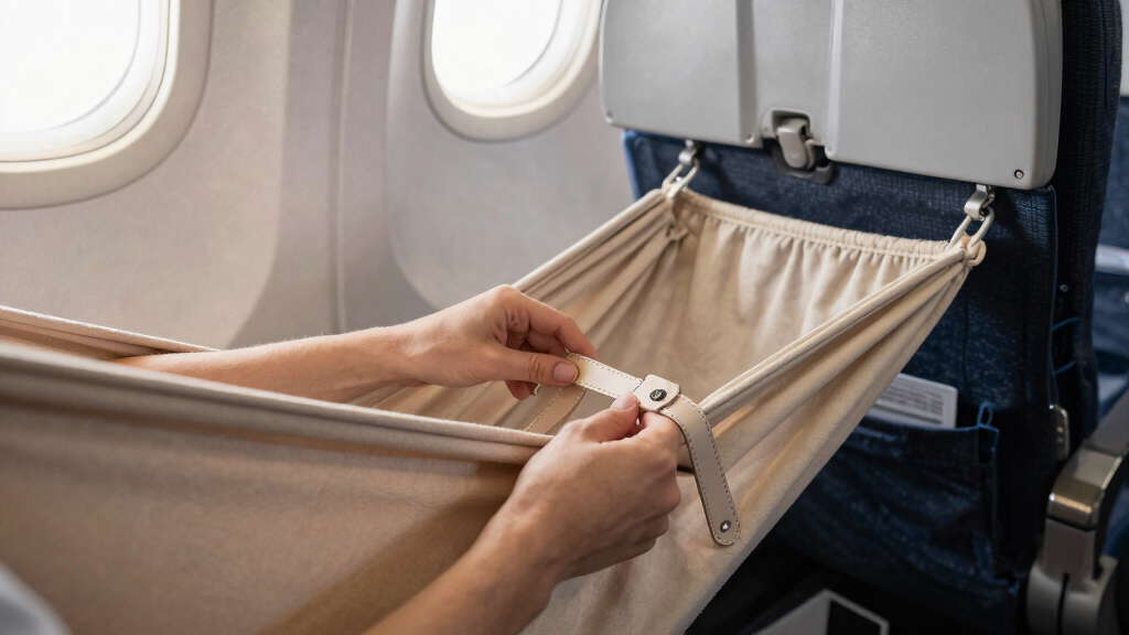 best premium foot hammock for airplane travel