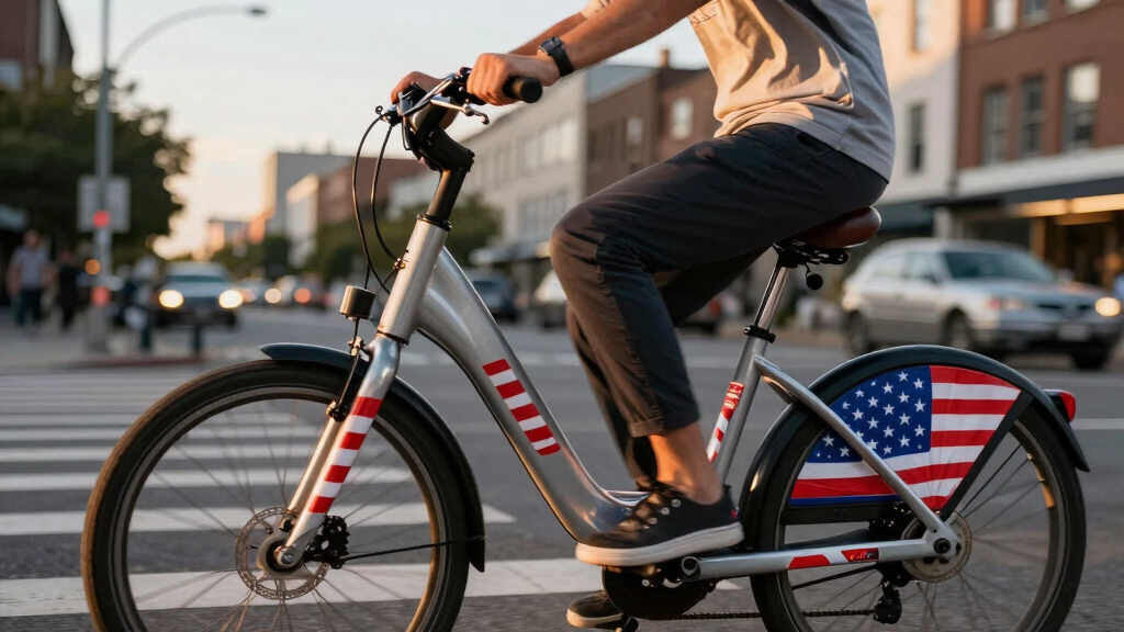 electric bike patriotic decals