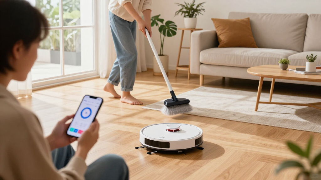 robot vacuum with multihome support