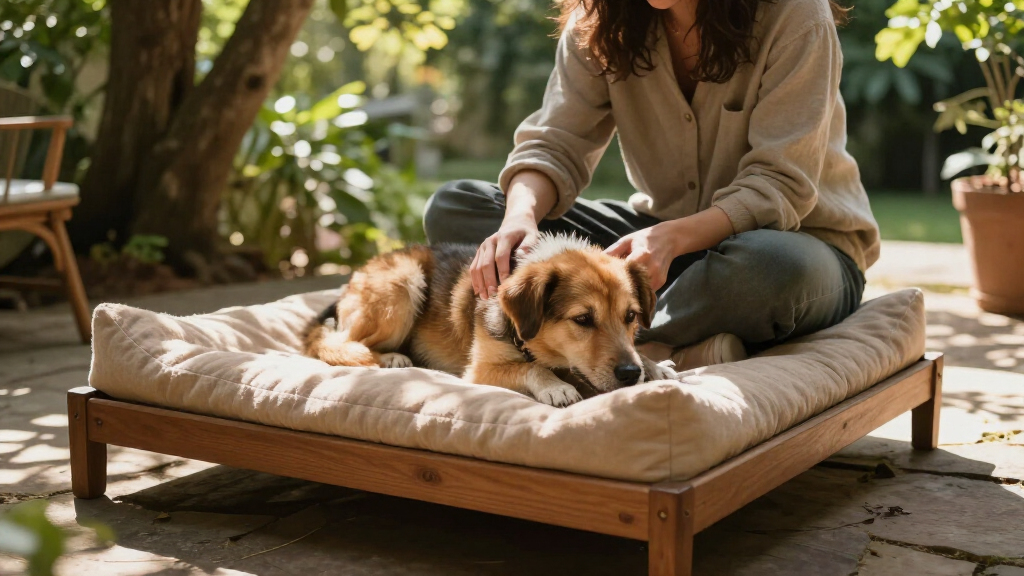 elevated orthopedic dog bed