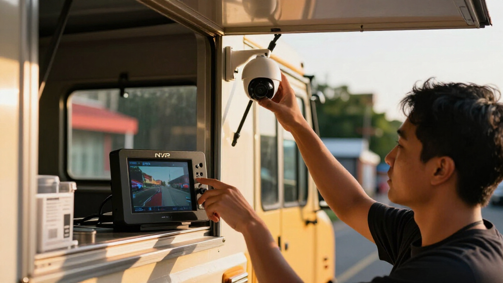 best security systems with NVR for food truck