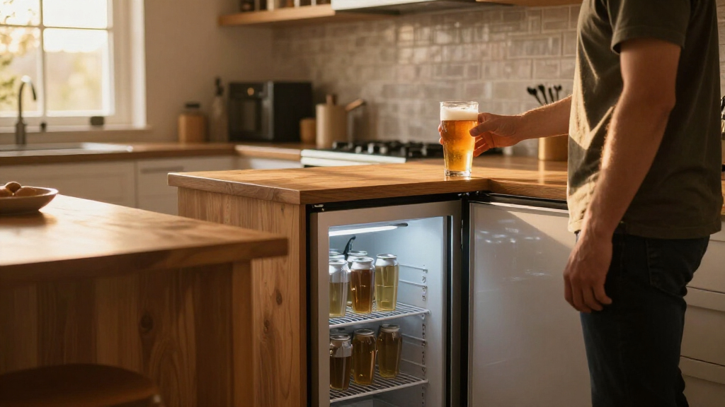 best built in kegerator