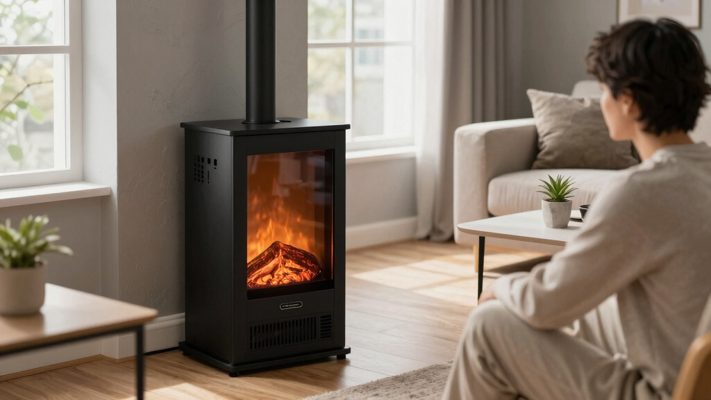 corner electric fireplaces for apartments
