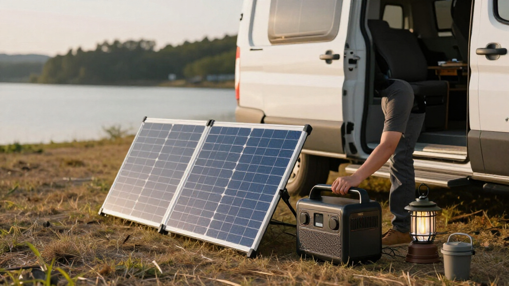portable power stations with solar panels