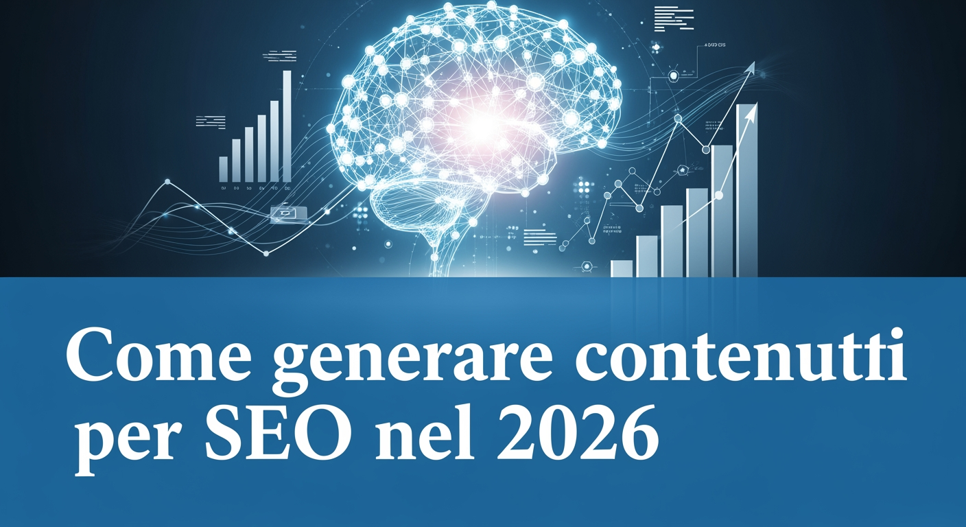 Come generare contenuti per SEO nel 2026